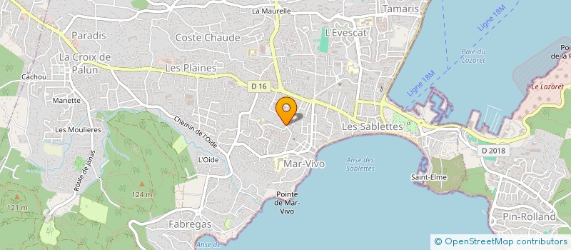 localisation de l'entreprise MADAME CAROLINE BERCHIO  LA SEYNE-SUR-MER