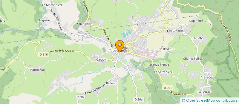 localisation de l'entreprise MADAME CAROLINE BEREL  NOVALAISE