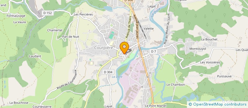 localisation de l'entreprise MADAME CAROLINE BERLAN à COURPIERE
