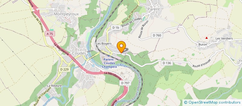 localisation de l'entreprise MADAME CAROLINE BERNARD  PARENT