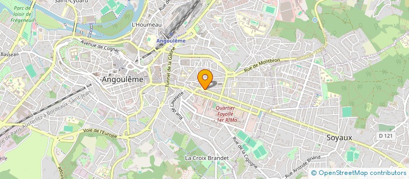 localisation de l'entreprise MADAME CAROLINE BERNARD à ANGOULEME