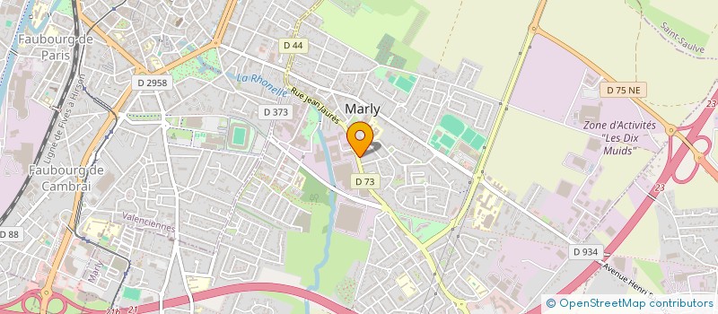 localisation de l'entreprise MADAME CAROLINE BEROGE  MARLY