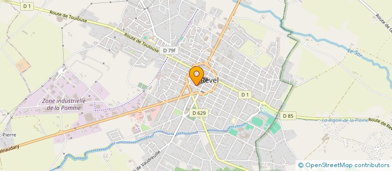 localisation de l'entreprise MADAME CAROLINE BERTRAND  REVEL