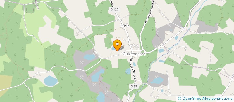 localisation de l'entreprise MADAME CAROLINE BERTRAND  GUIZENGEARD