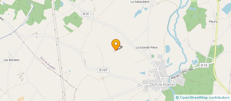 localisation de l'entreprise MADAME CAROLINE BESNARD à DUN-LE-POELIER