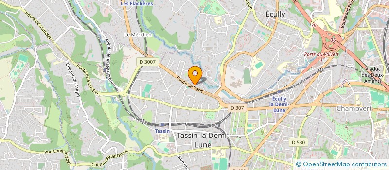 localisation de l'entreprise MADAME CAROLINE BEUGNOT  TASSIN-LA-DEMI-LUNE