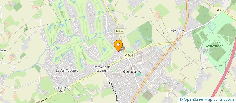 localisation de l'entreprise MADAME CAROLINE BEURRIER  BONDUES