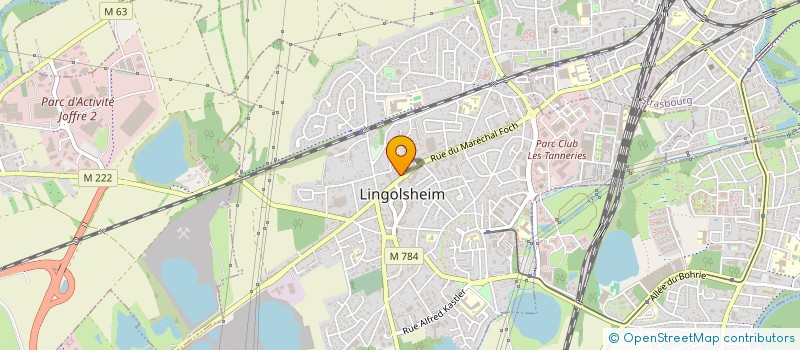 localisation de l'entreprise MADAME CAROLINE BEY  LINGOLSHEIM