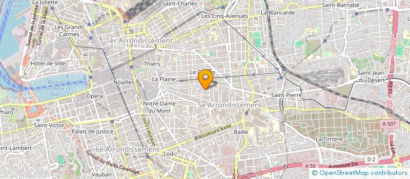 localisation de l'entreprise MADAME CAROLINE BIAGETTI à MARSEILLE