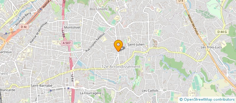 localisation de l'entreprise MADAME CAROLINE BIANCO à MARSEILLE