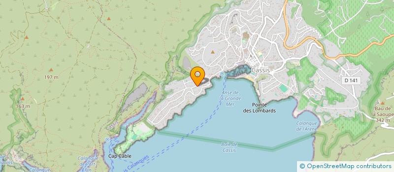 localisation de l'entreprise MADAME CAROLINE BIED  CASSIS