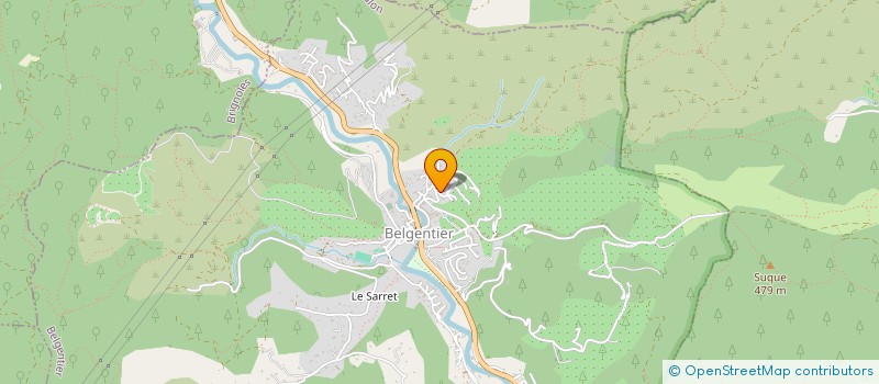 localisation de l'entreprise MADAME CAROLINE BIENAIME  BELGENTIER