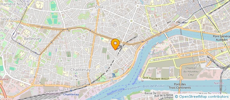 localisation de l'entreprise MADAME CAROLINE BIGRET à NANTES