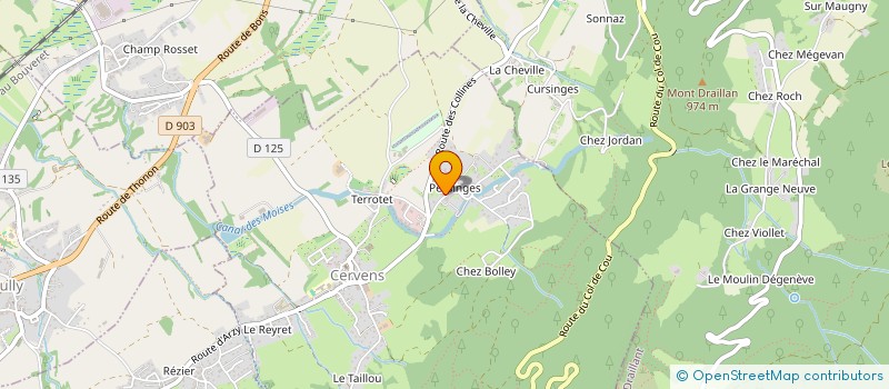 localisation de l'entreprise MADAME CAROLINE BILAS  CERVENS