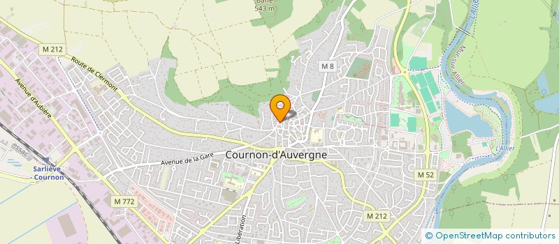 localisation de l'entreprise MADAME CAROLINE BILLAUD à COURNON-D'AUVERGNE