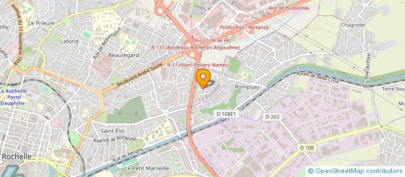 localisation de l'entreprise MADAME CAROLINE BILLAUD  LA ROCHELLE