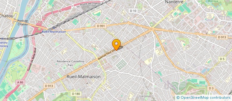 localisation de l'entreprise MADAME CAROLINE BILLAUT à RUEIL-MALMAISON