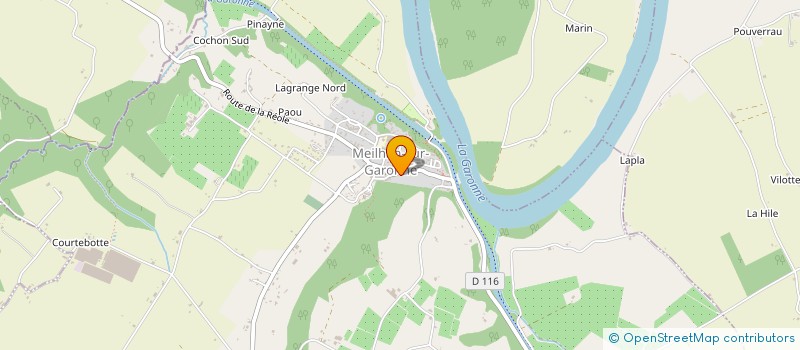 localisation de l'entreprise MADAME CAROLINE BILLET  MEILHAN-SUR-GARONNE