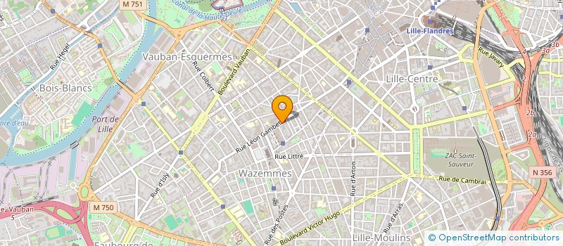 localisation de l'entreprise MADAME CAROLINE BILLIET  LILLE