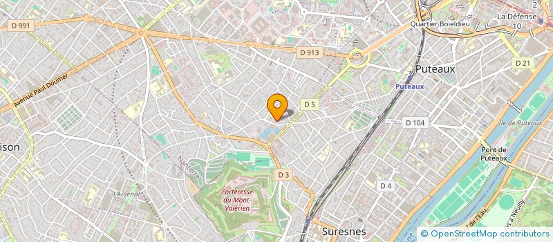 localisation de l'entreprise MADAME CAROLINE BIONDI  NANTERRE