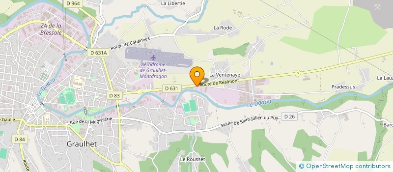 localisation de l'entreprise MADAME CAROLINE BLANC à BRIATEXTE