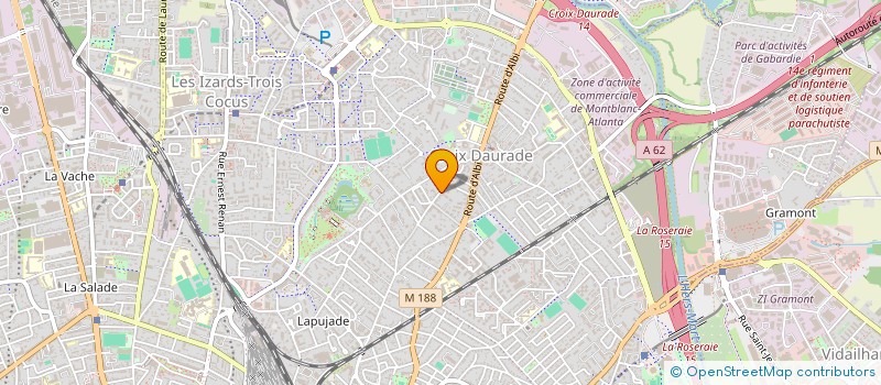 localisation de l'entreprise MADAME CAROLINE BLANC à TOULOUSE
