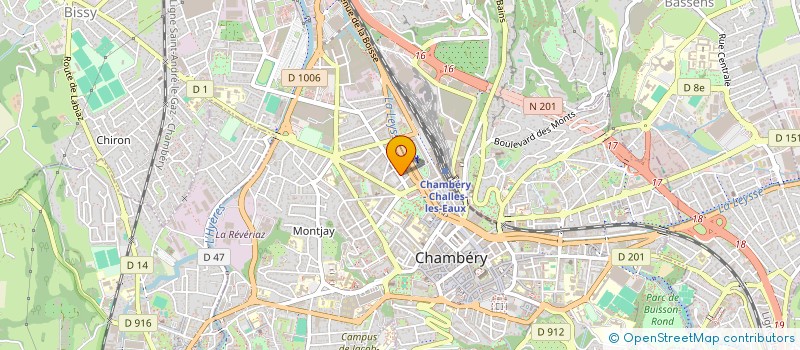 localisation de l'entreprise MADAME CAROLINE BLANC  CHAMBERY