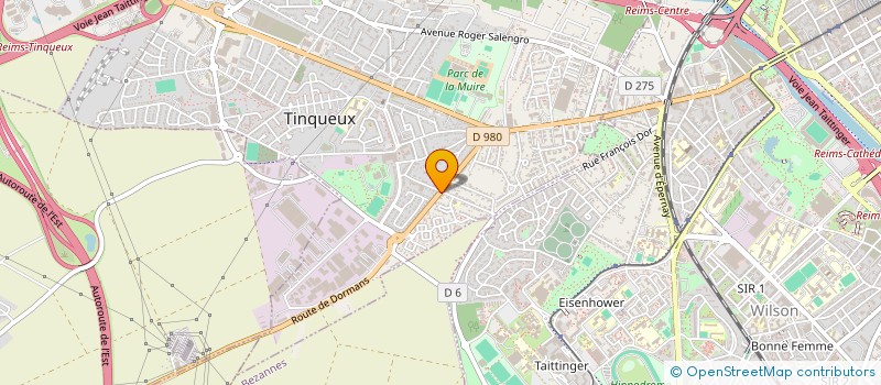 localisation de l'entreprise MADAME CAROLINE BLANC  TINQUEUX