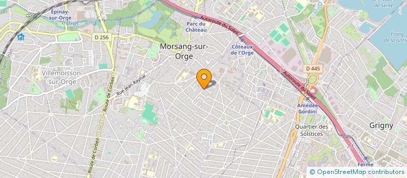 localisation de l'entreprise MADAME CAROLINE BLANDIN  MORSANG-SUR-ORGE