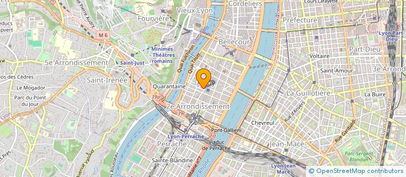 localisation de l'entreprise MADAME CAROLINE BLANVILLAIN  LYON