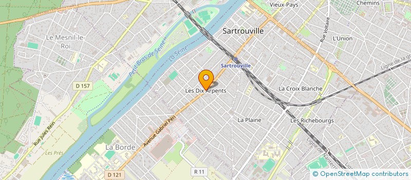 localisation de l'entreprise MADAME CAROLINE BLAZY  SARTROUVILLE