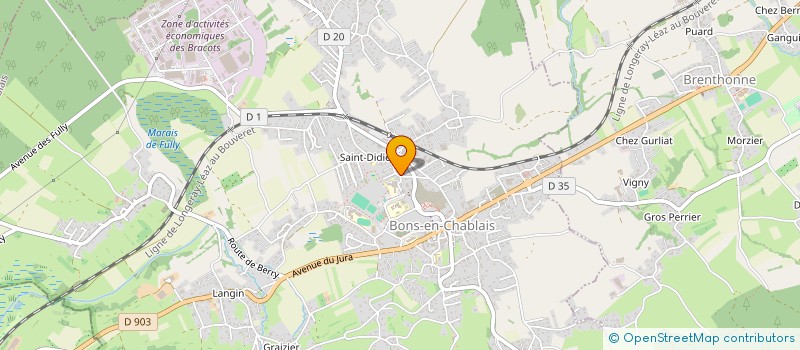 localisation de l'entreprise MADAME CAROLINE BLES  VETRAZ-MONTHOUX