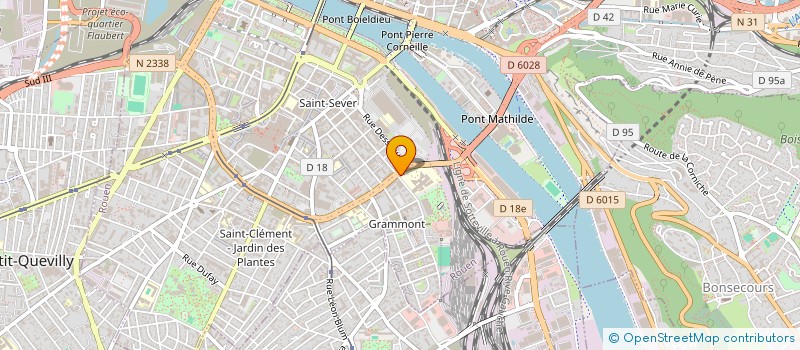 localisation de l'entreprise MADAME CAROLINE BLONDEL à ROUEN