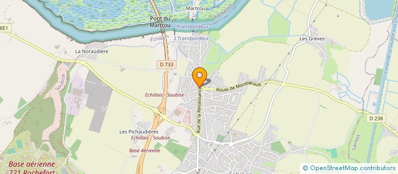 localisation de l'entreprise MADAME CAROLINE BLONDIN  ECHILLAIS