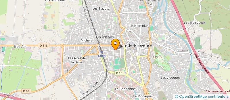 localisation de l'entreprise MADAME CAROLINE BLUTEAU à SALON-DE-PROVENCE