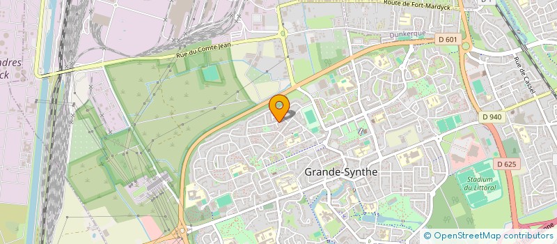 localisation de l'entreprise MADAME CAROLINE BOCQUET  GRANDE-SYNTHE