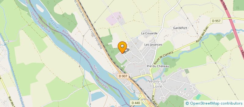 localisation de l'entreprise MADAME CAROLINE BOELENS à NEUVY-SUR-LOIRE