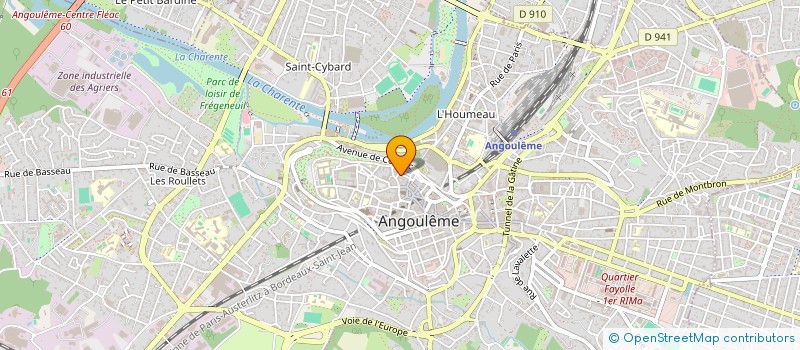 localisation de l'entreprise MADAME CAROLINE BOISNIER à ANGOULEME