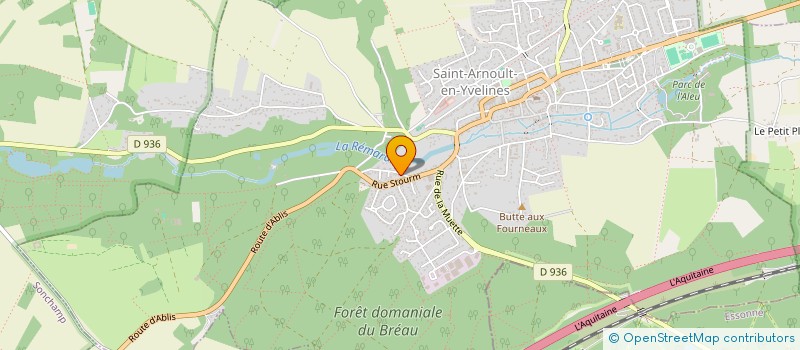 localisation de l'entreprise MADAME CAROLINE BOITEL  SAINT-ARNOULT-EN-YVELINES
