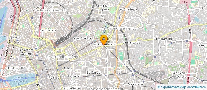 localisation de l'entreprise MADAME CAROLINE BOITRELLE  MARSEILLE