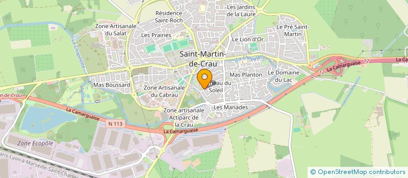 localisation de l'entreprise MADAME CAROLINE BOLAND à SAINT-MARTIN-DE-CRAU