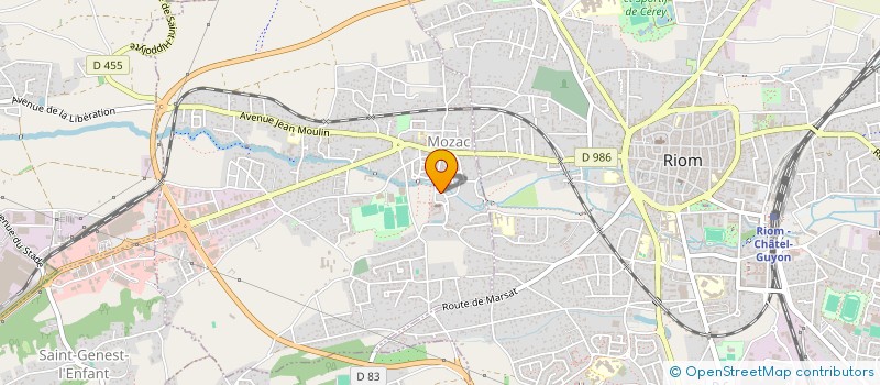 localisation de l'entreprise MADAME CAROLINE BOMBLED  MOZAC