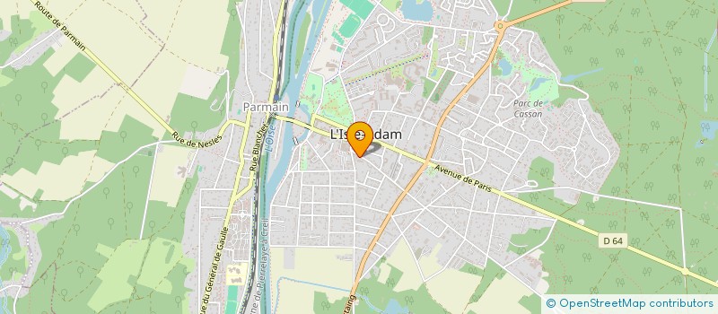 localisation de l'entreprise MADAME CAROLINE BONACORSI  L'ISLE-ADAM