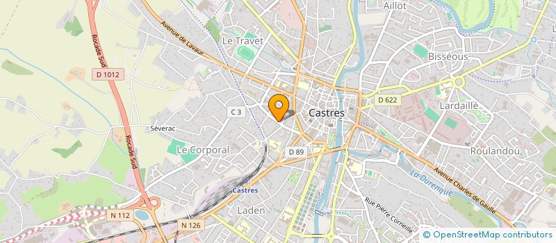 localisation de l'entreprise MADAME CAROLINE BONET  BURLATS