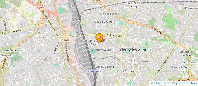 localisation de l'entreprise MADAME CAROLINE BONNAFE à FLEURY-LES-AUBRAIS