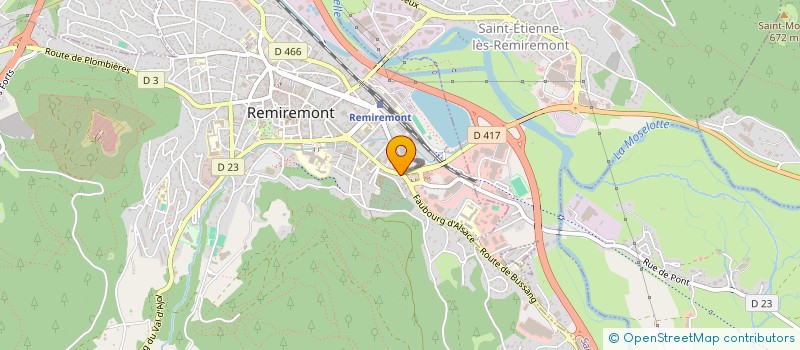 localisation de l'entreprise MADAME CAROLINE BONNEFOI à REMIREMONT