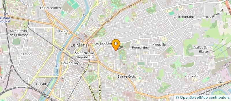 localisation de l'entreprise MADAME CAROLINE BONNEFONS à LE MANS