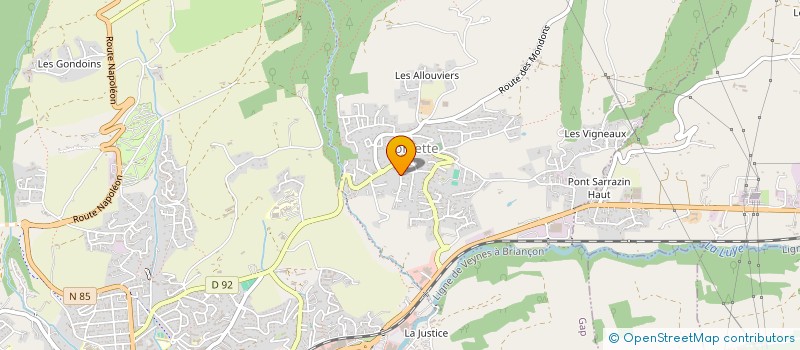 localisation de l'entreprise MADAME CAROLINE BONNENFANT à GAP
