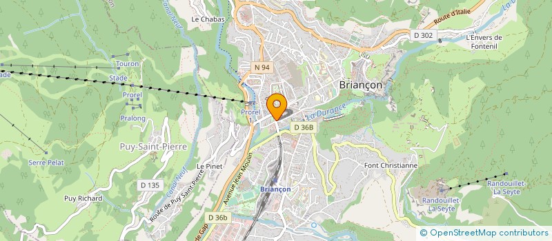 localisation de l'entreprise MADAME CAROLINE BONNES  BRIANCON