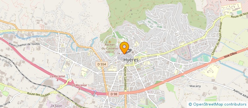 localisation de l'entreprise MADAME CAROLINE BONNET  HYERES